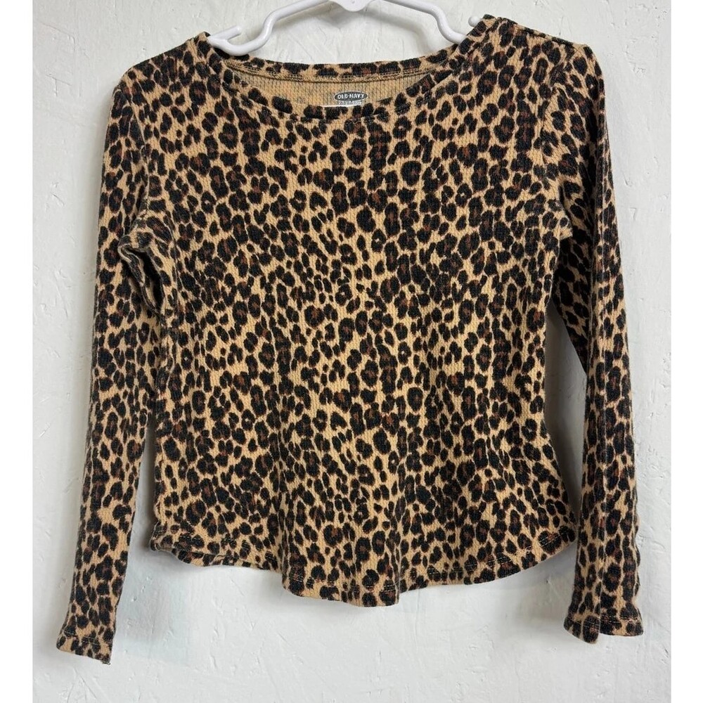 Old Navy Brown Long Sleeve Shirt Girl's Size 5t